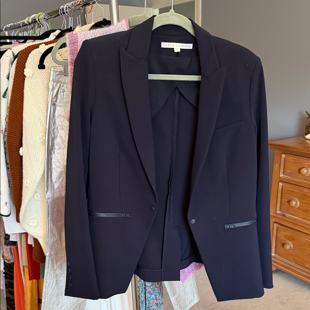 Veronica Beard Dark Blue Blazer